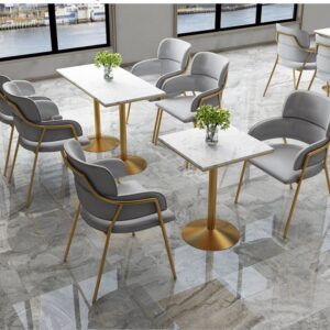 Restaurant Sales space and Desk Chair Set for Quick Meals and Cafes