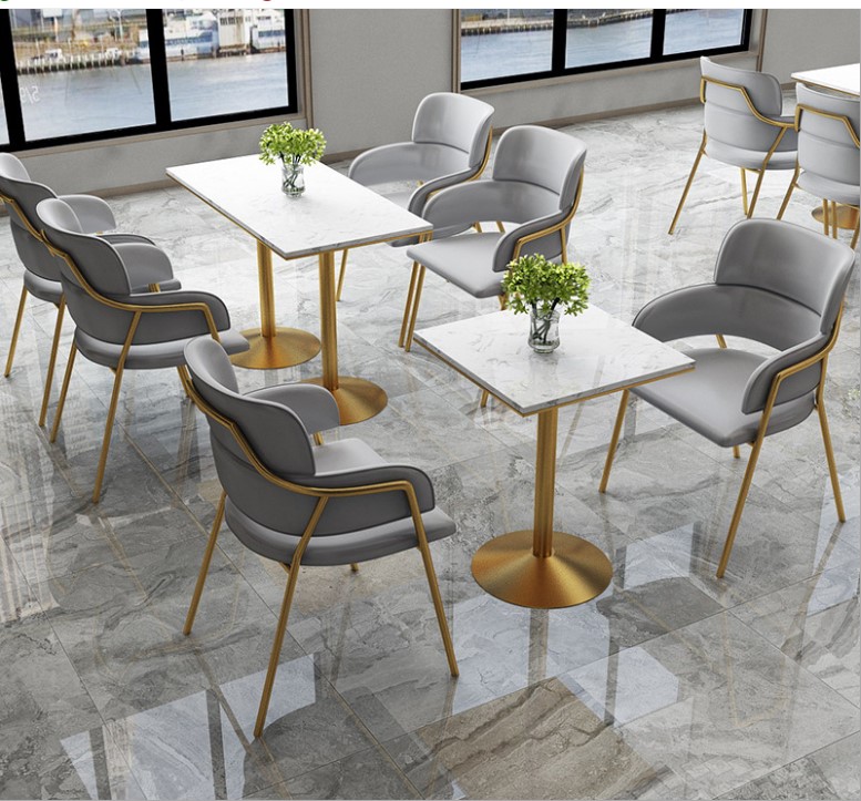 Restaurant Sales space and Desk Chair Set for Quick Meals and Cafes